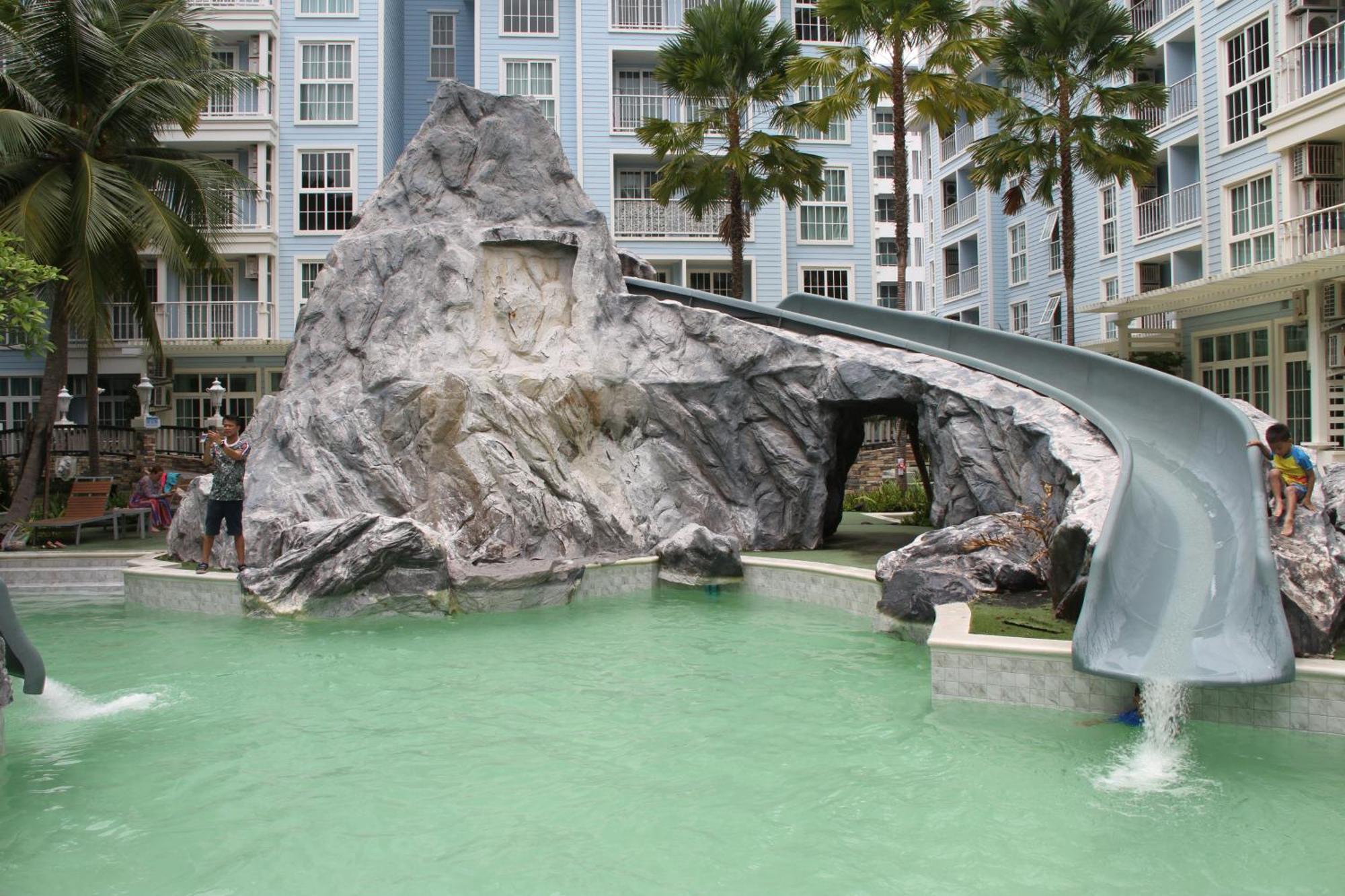 Grand Florida芭提雅带免费游泳池温泉桑拿浴和健身房瑜伽室私家海滩公寓e206 Na Chom Thian Exterior foto
